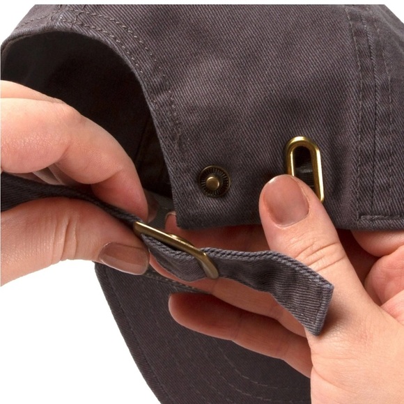 NWT Pavilion Gift Gray Lacrosse People Adjustable Strap Snap Back Baseball Hat - Picture 4 of 10